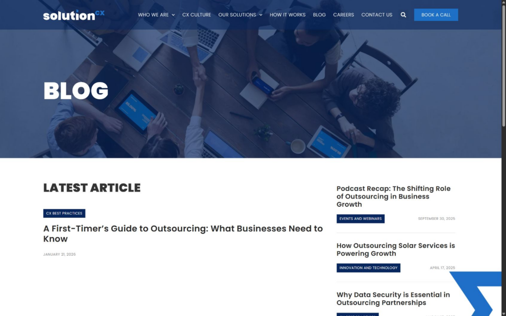 SolutionCX — Blog and insights